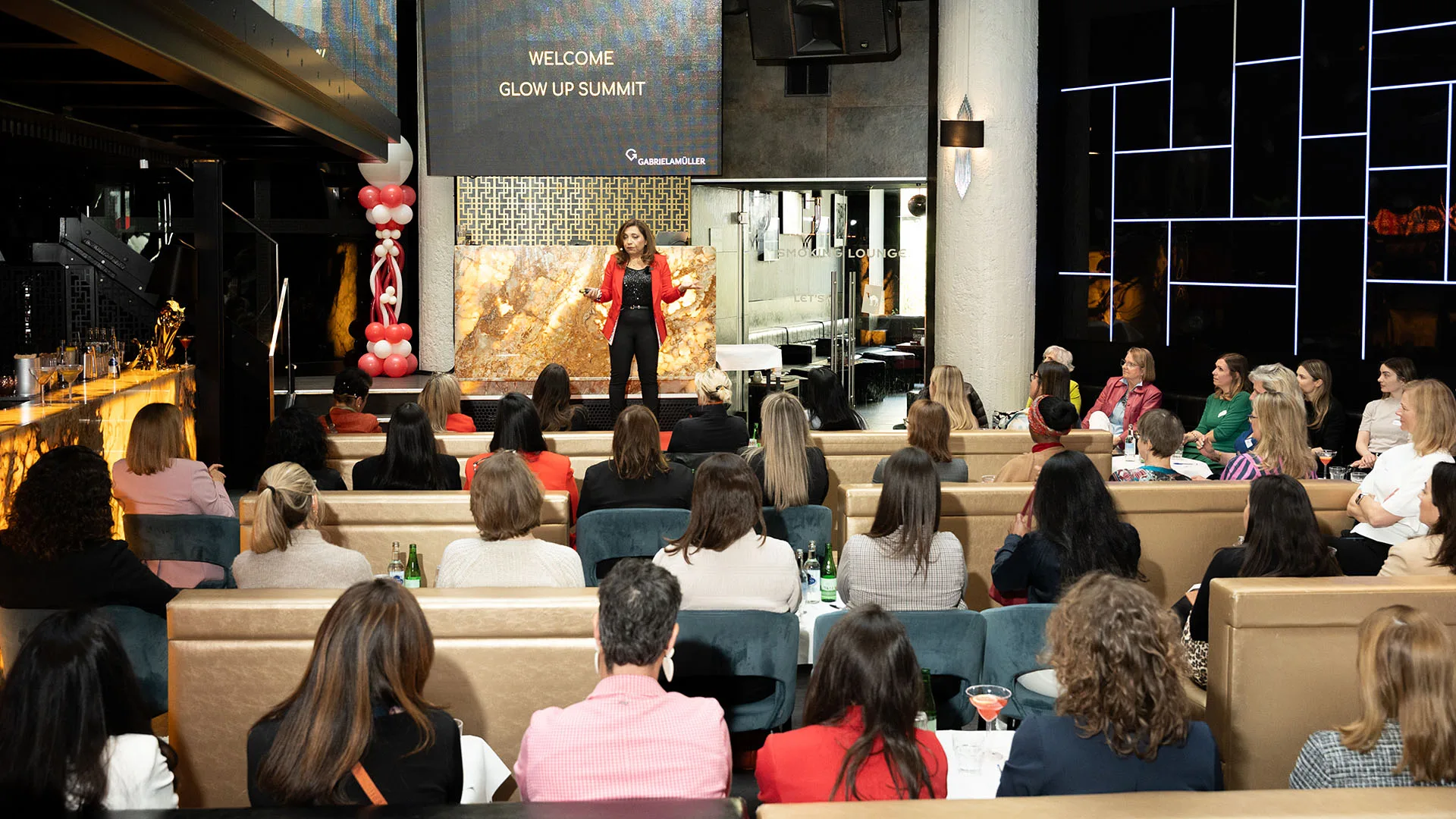 Gabriela Mueller on stage